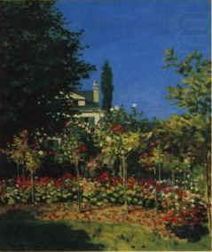 Claude Monet Flowering Garden china oil painting image